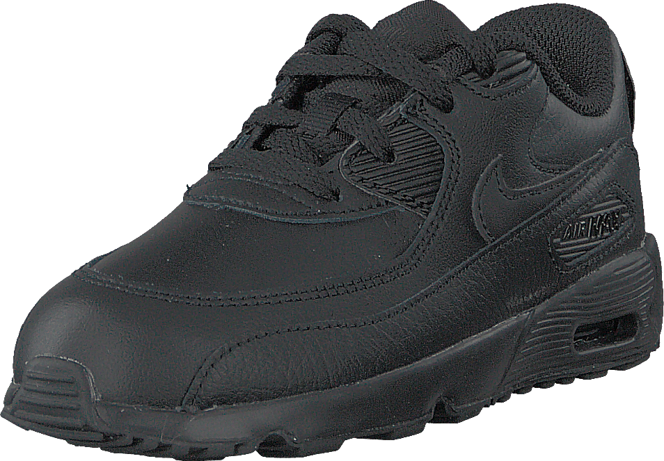 Boys' Air Max 90 Leather TD Kids Black/black