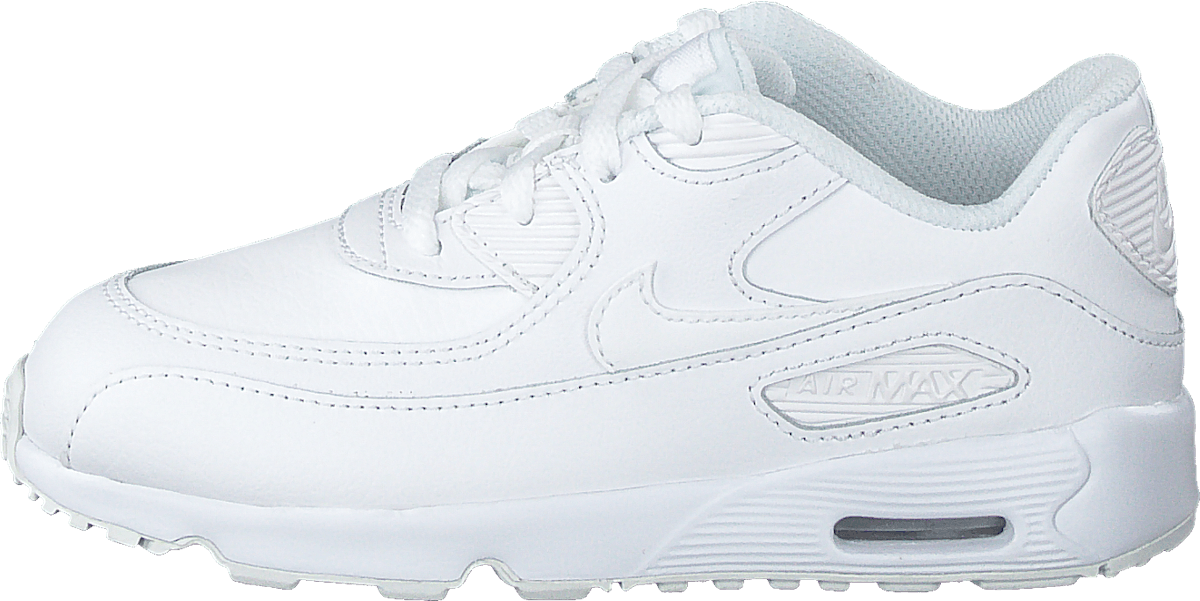 Boys' Air Max 90 Leather (td) White/white