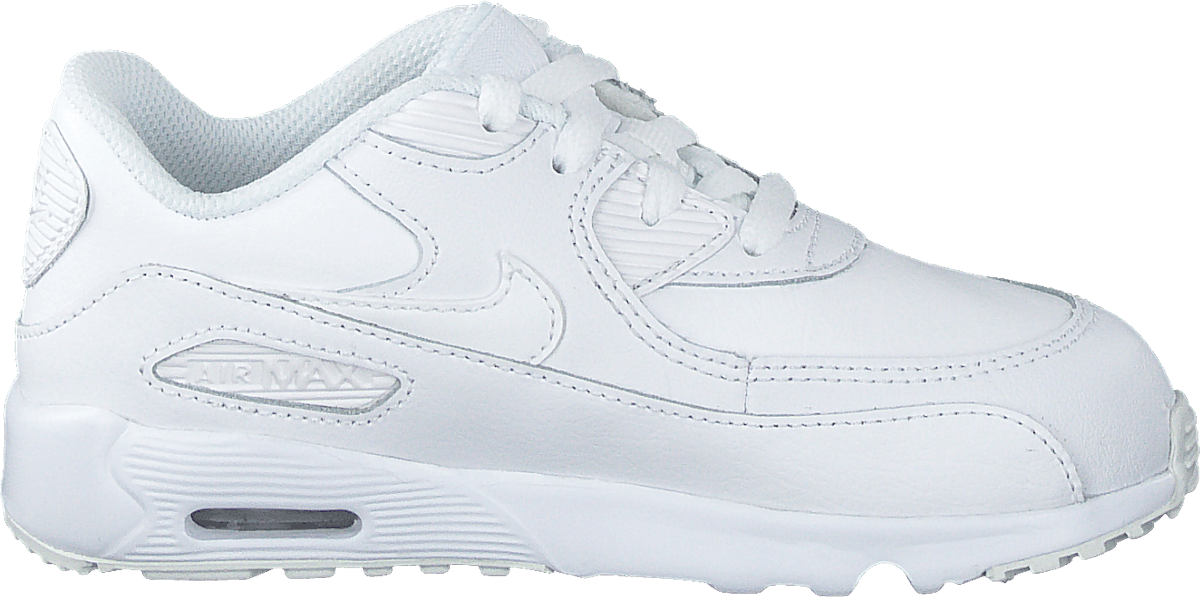 Boys' Air Max 90 Leather (td) White/white