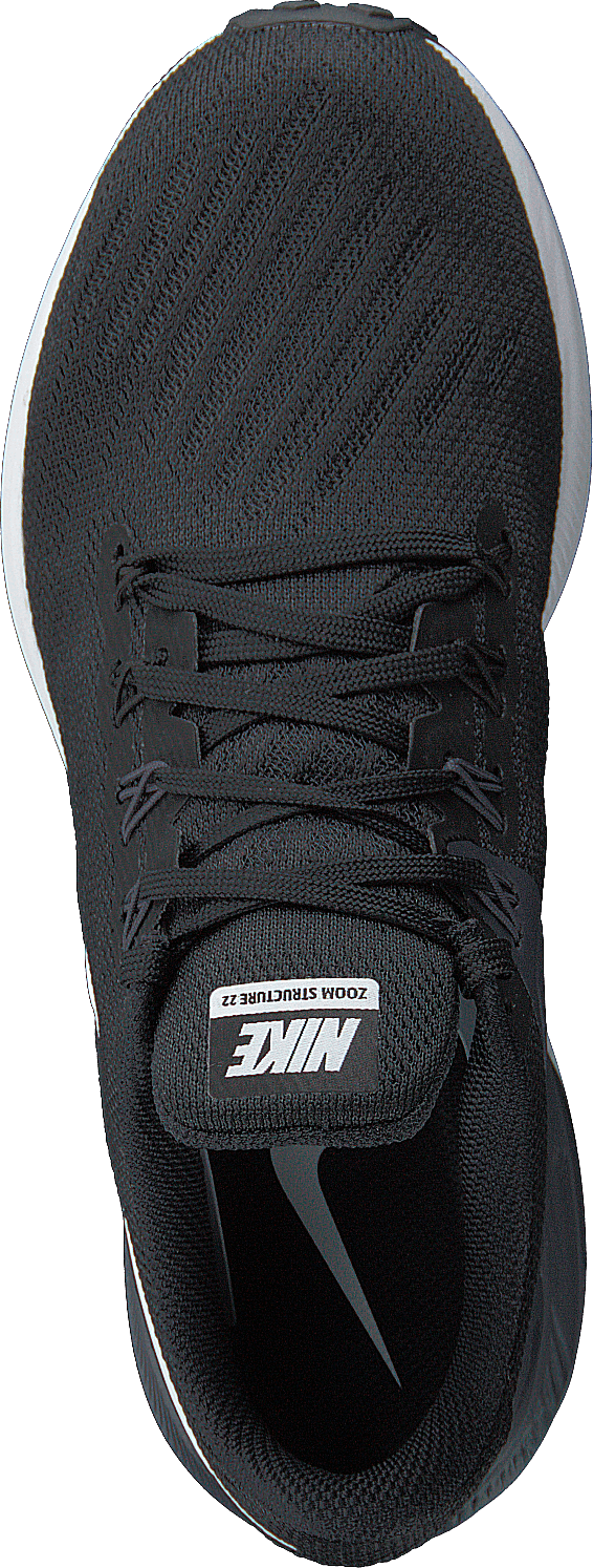 Men's Air Zoom Structure 22 Black/white-gridiron