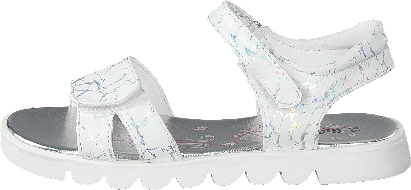 433-0686 White, Unisex, Skor, Sandaler och Tofflor, sandaler, Vit, EU 32