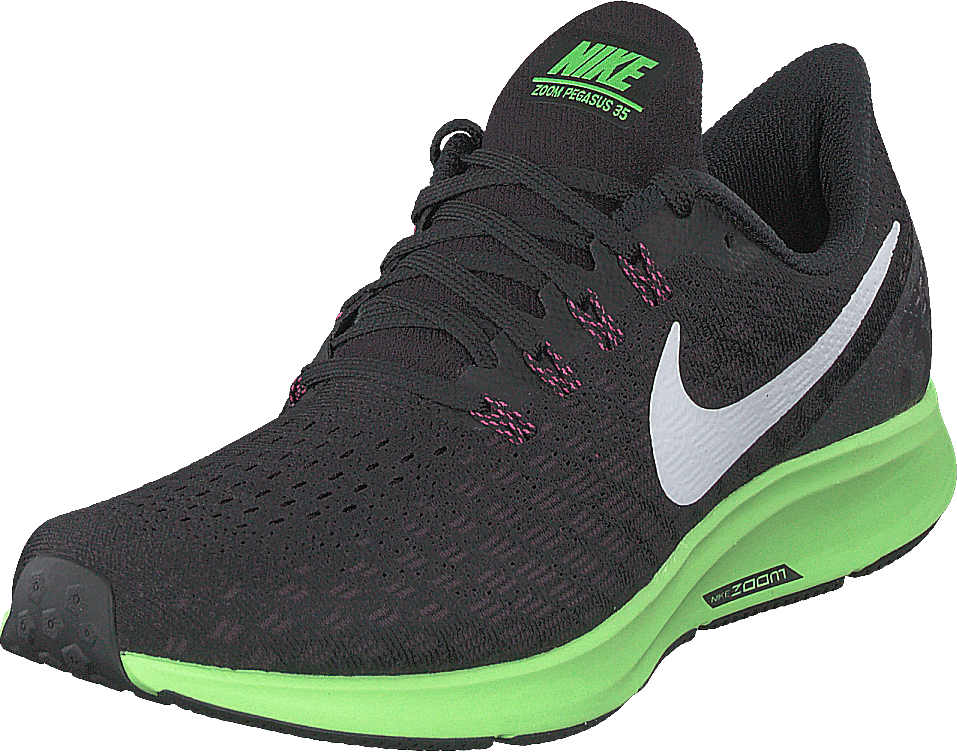 Men's Air Zoom Pegasus 35 Black/white-burgundy Ash-lime