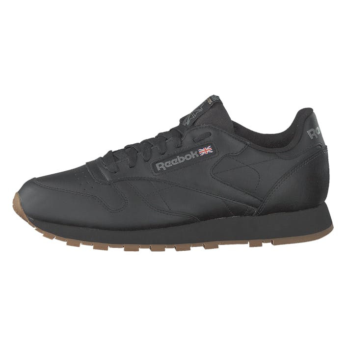 Cl Lthr Black/gum, Unisex, Schuhe, Sneaker, Sneakers, Grau, EU 46