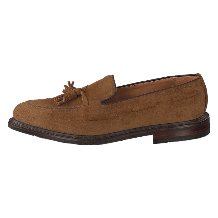 Nottingham Tobacco Suede, Male, Shoes, Flats, dress shoes, Brown, UK 7