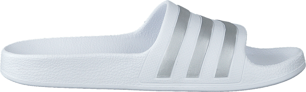 Adilette Aqua Slides Kids Cloud White / Silver Met. / Cloud White