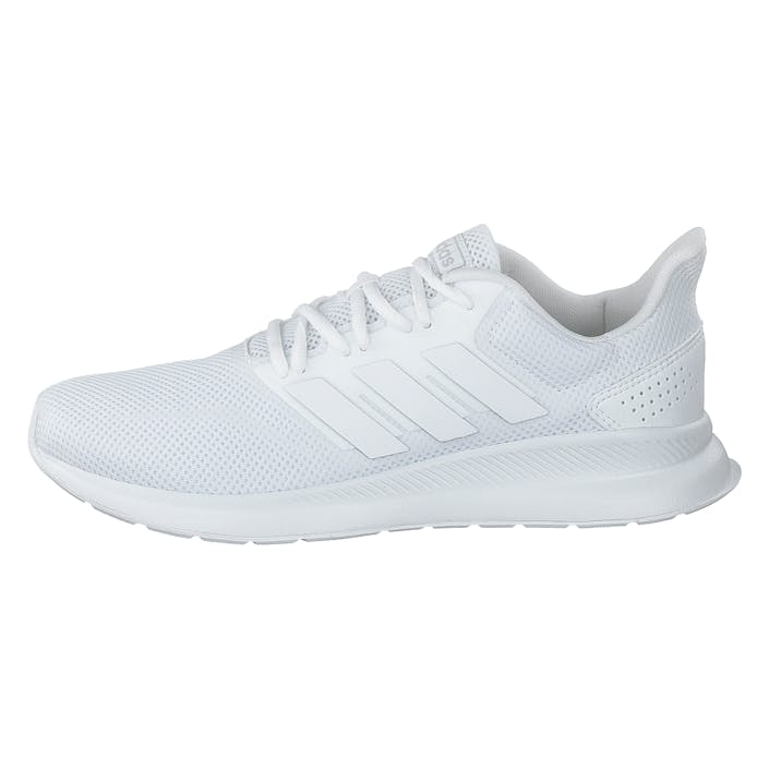 Runfalcon Shoes Cloud White / Cloud White / Core Black, Unisex, Shoes, Trainers, Sneakers, White, UK 4,5