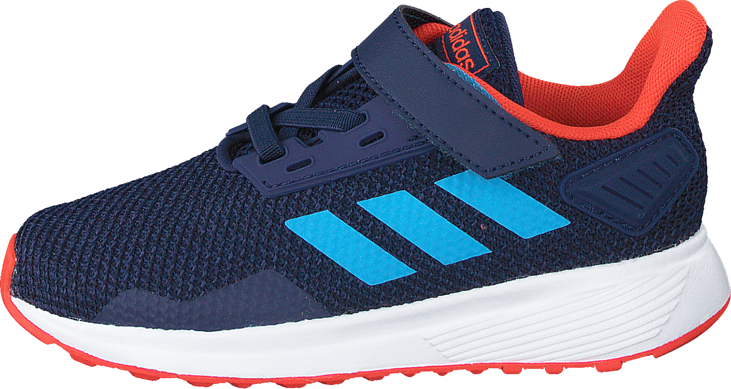 Duramo 9 Shoes Dark Blue / Shock Cyan / Legend Ink, Unisex, Shoes, Trainers, Sneakers, Running, Blue, UK K 8,5