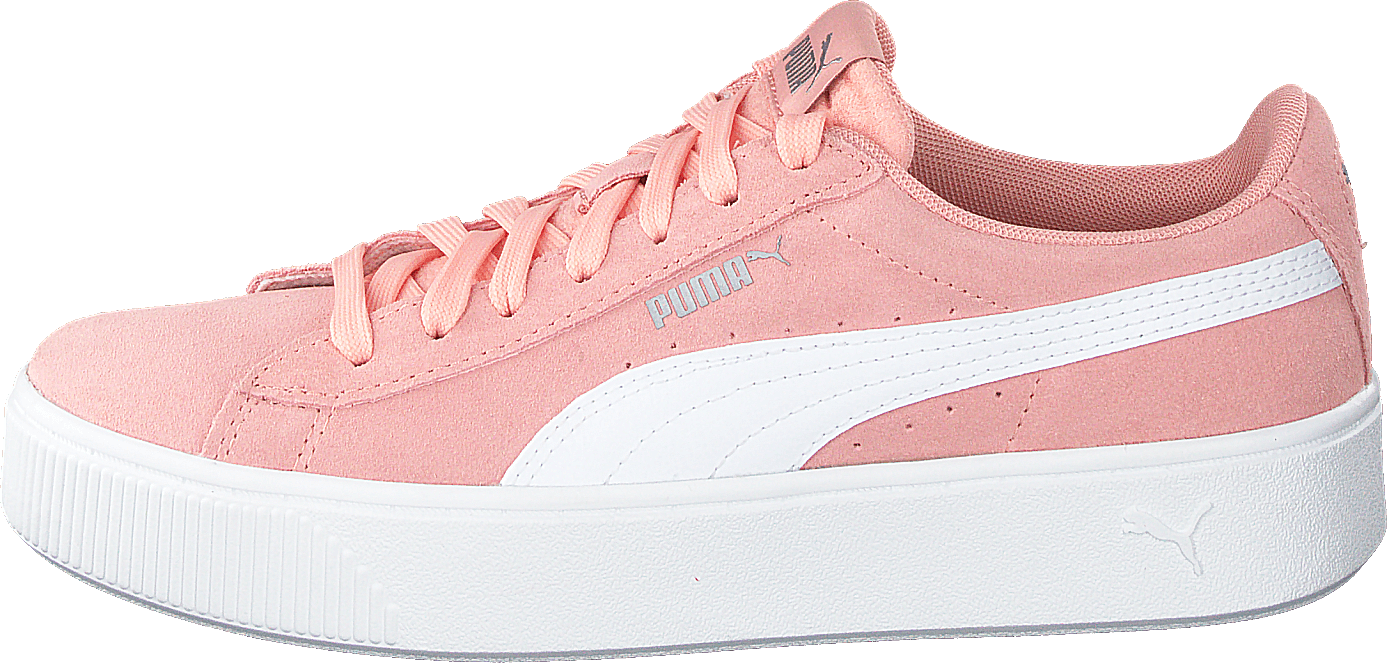 Puma Vikky Stacked Sd Peach Bud-puma White, Female, Topánky, Tenisky, Tenisky, Biely, EU 40