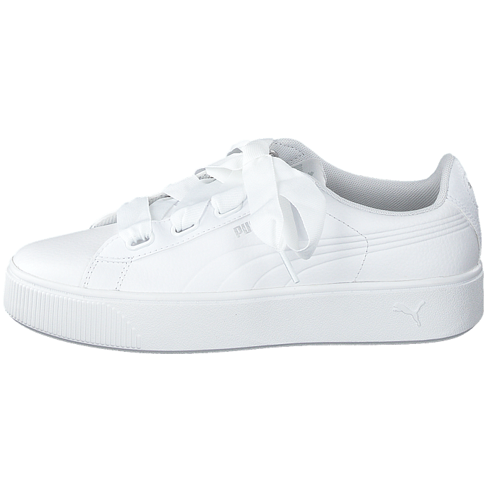 puma vikky stacked white