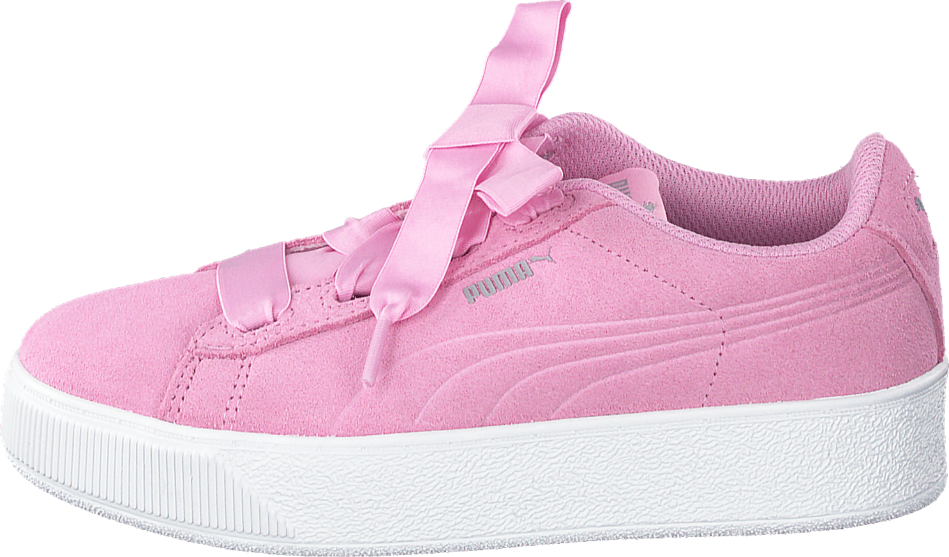 Puma Vikky Platform Ribbon Ps Pink, Unisex, Schoenen, Sneakers, Sneakers, Roze, EU 28
