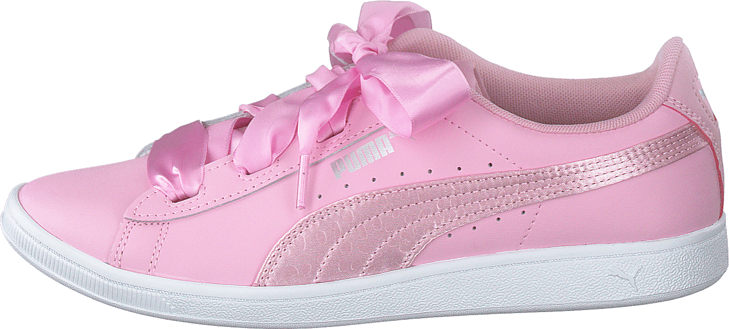 Puma Vikky Ribbon L Satin Jr Pale Pink-pale Pink, Unisex, Scarpe, Sneakers, Sneakers, Rosa, EU 38