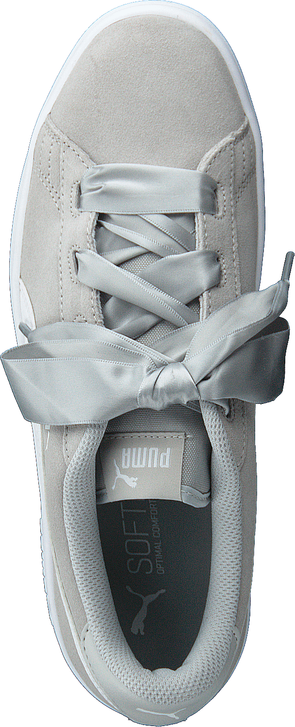 Puma Smash V2 Ribbon Jr Gray Violet-puma White