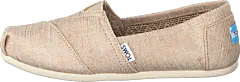 Toms - Natural Metallic Burlap Natural