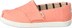Toms - Coral Pink Heritage Canvas Coral