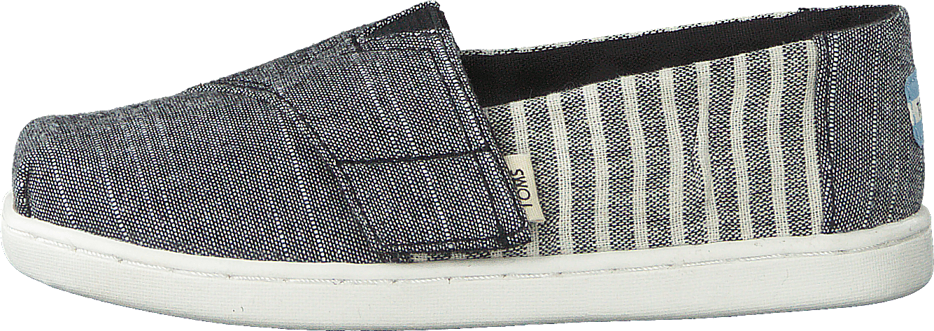 Black Cabana Stripe Grey, Unisex, Topánky, Poltopánky, slip-on, Šedá, EU 28,5