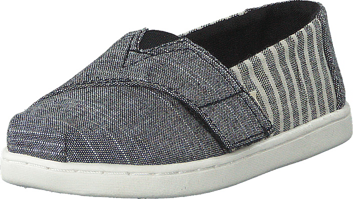 Toms - Black Cabana Stripe Grey