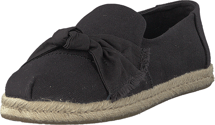 Toms - Black Canvas Knot Black