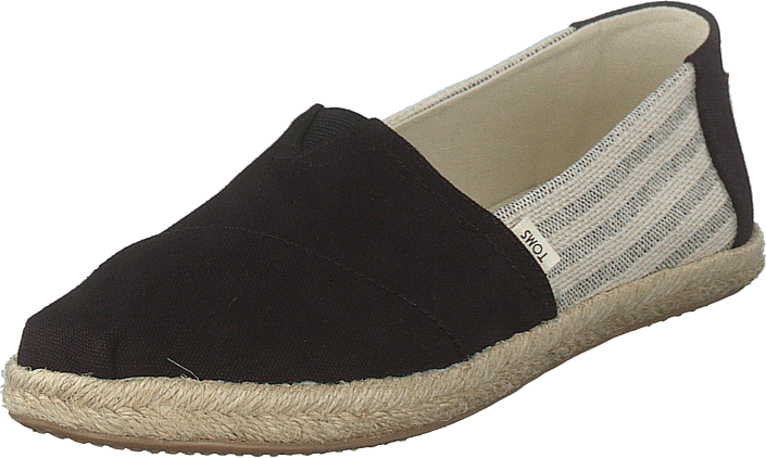 Toms - Black Canvas Ivy League Black