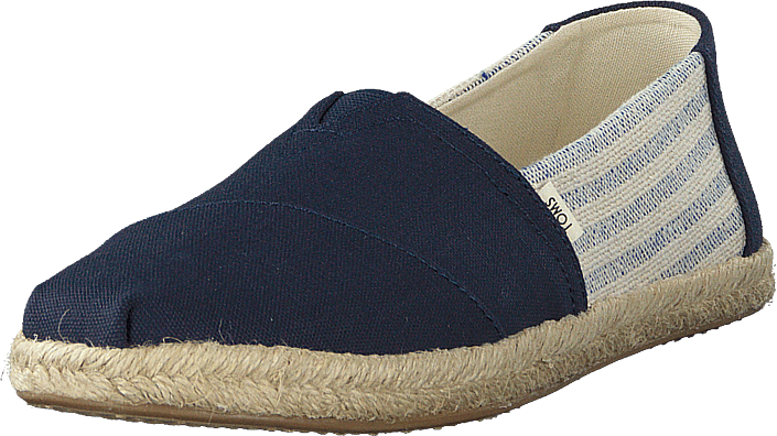 Toms - Navy Canvas Ivy League On Rope Navy