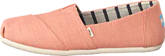 Toms - Coral Pink Heritage Canvas Coral Pink