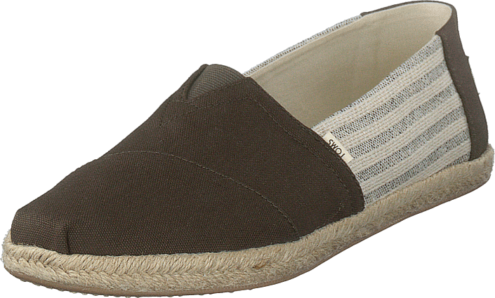 Toms - Tarmac Canvas Ivy League On Rope Tarmac