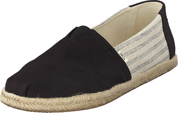 Toms - Black Ivy League On Rope Black
