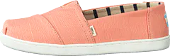 Toms - Coral Pink Heritage Canvas Coral