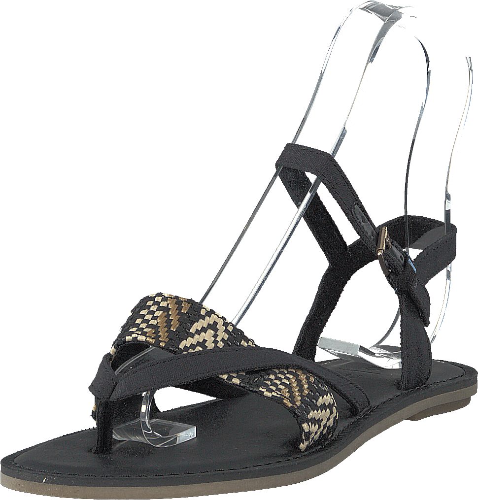 Black Canvas Geometric Woven Black - Bild 3