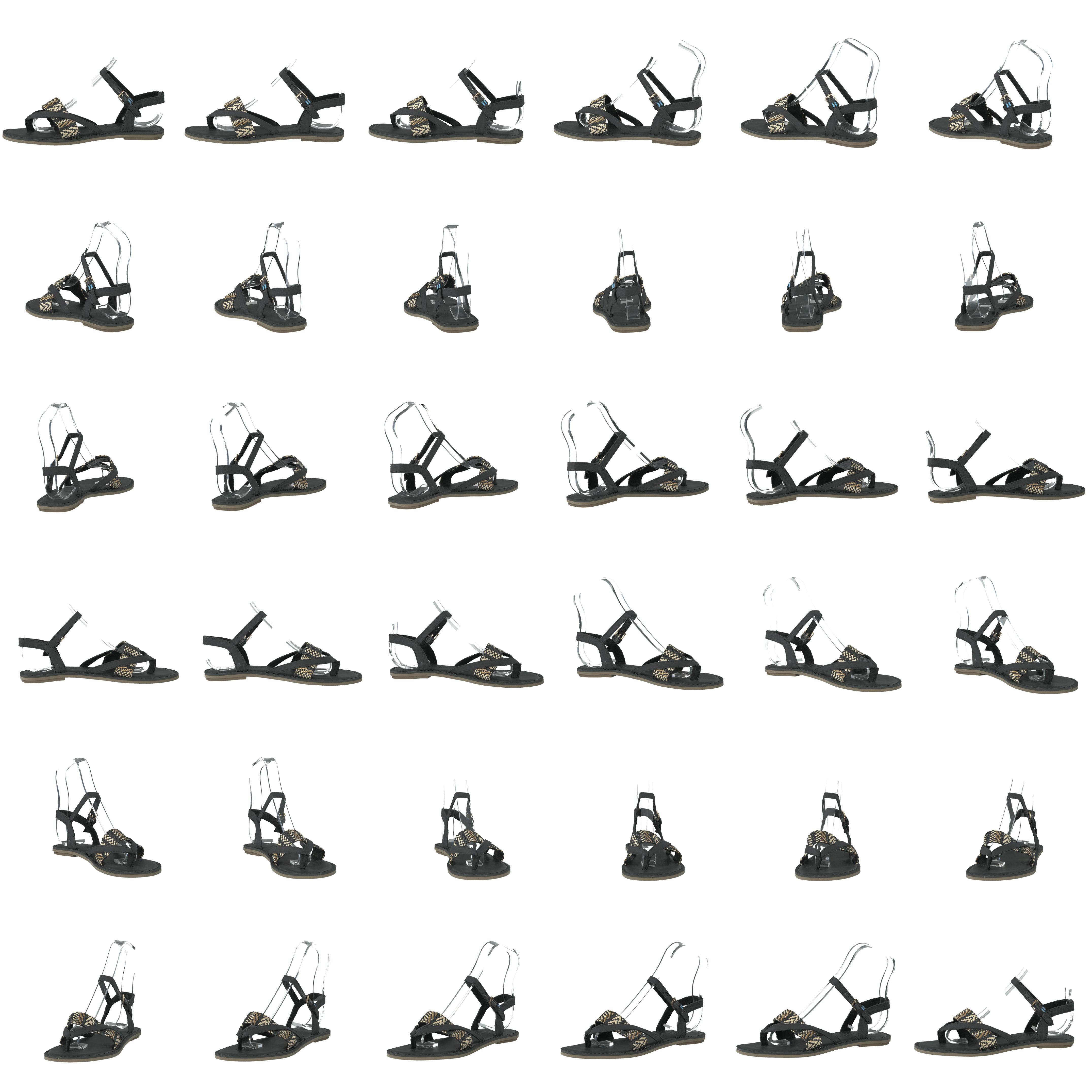 Black Canvas Geometric Woven Black - Bild 8