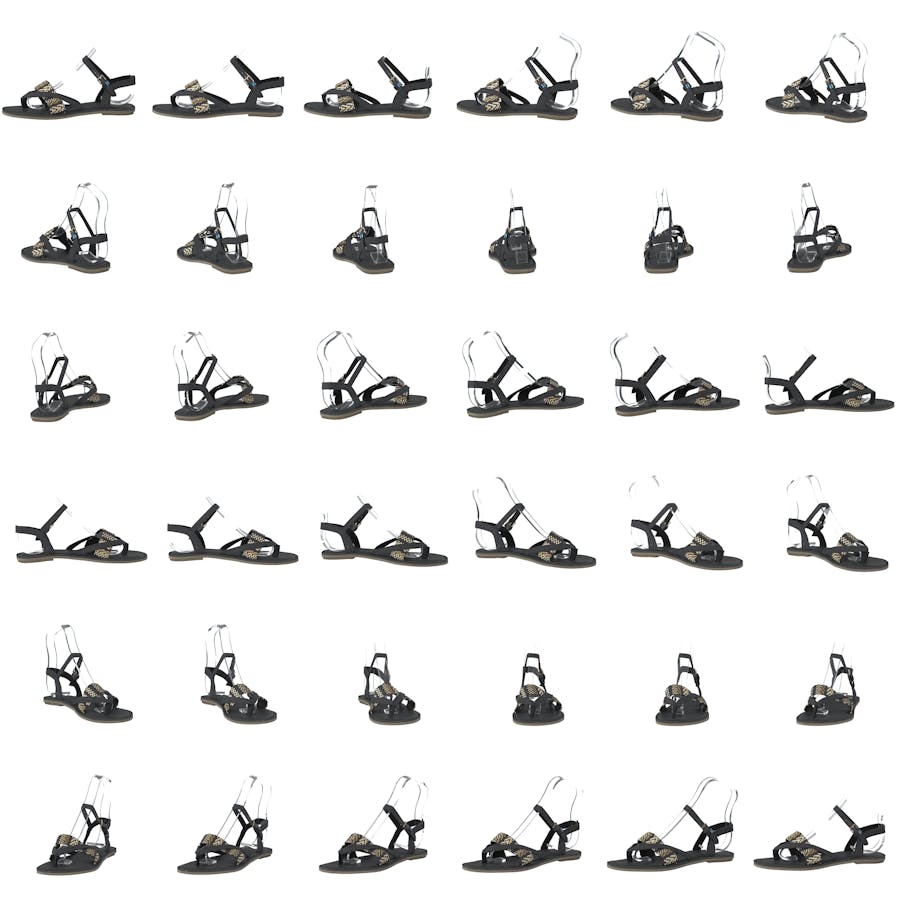 Black Canvas Geometric Woven Black - Bild 8