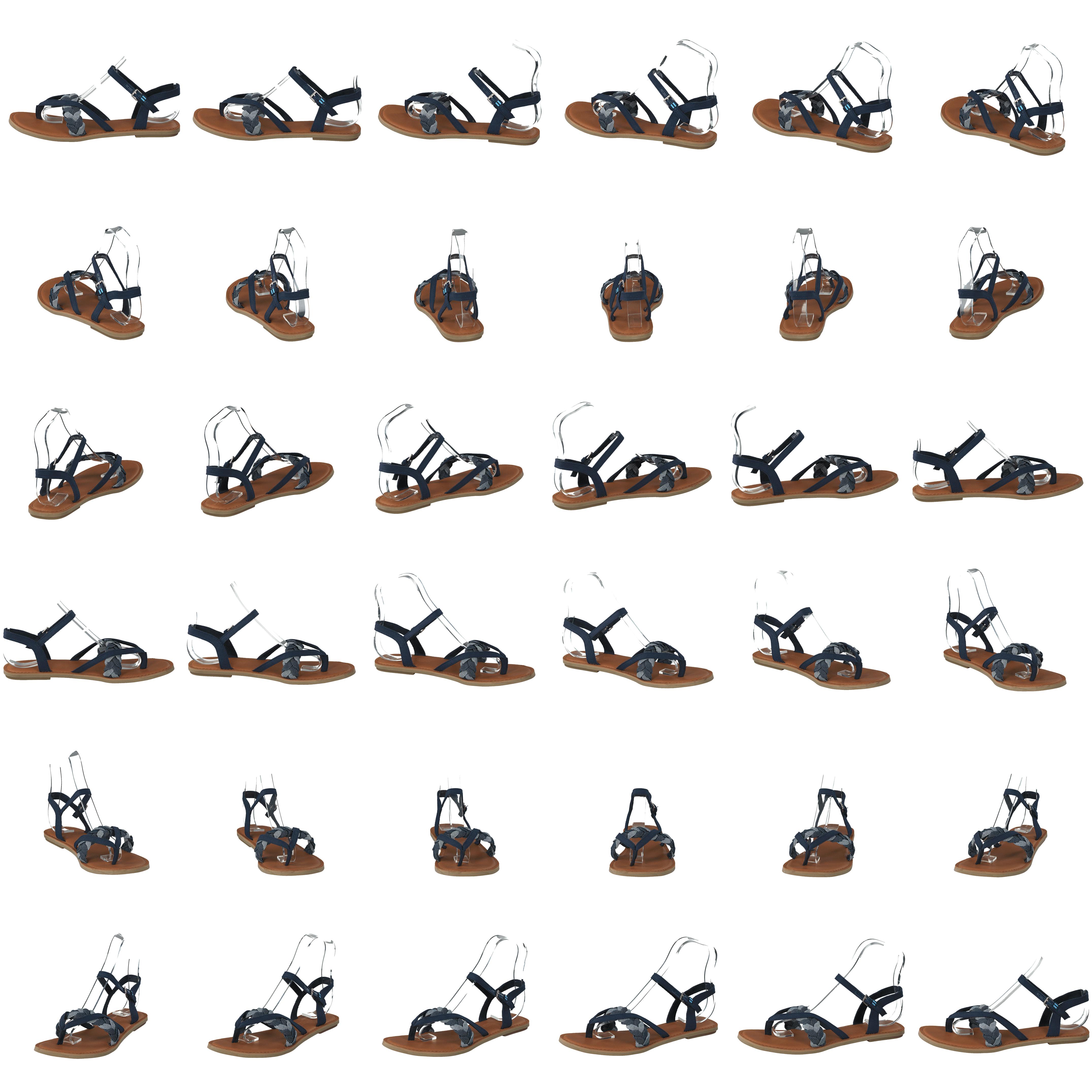 Navy Denim Chambray Chambray - Bild 8