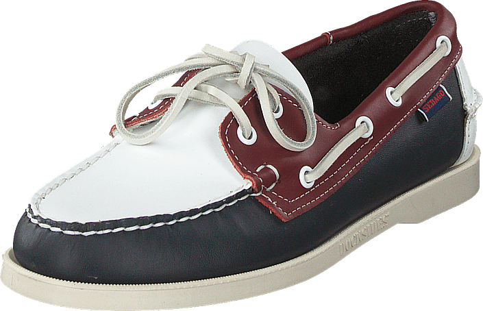 Kjøp Sebago Portland Spinnaker Navyredwhite sko Online Kjøp Sebago Portland Spinnaker Navyredwhite sko Online
