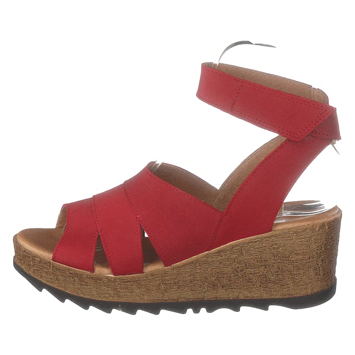 Engla 801/red, Female, Topánky, Lodičky, podpätkoch, Hnedá/Červená, EU 38