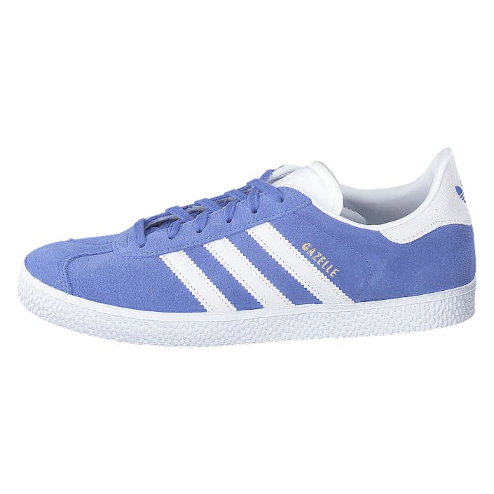 Gazelle J Realil/ftwwht/ftwwht, Unisex, Shoes, Trainers, Trainers, Blue, UK 4