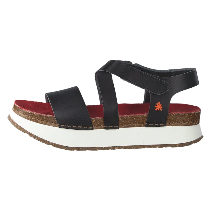 Mykonos587 Blackred, Female, Topánky, Sandále a Šľapky, sandále, Čierna, EU 39