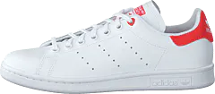 adidas Originals - Stan Smith J Ftwwht/ftwwht/actred