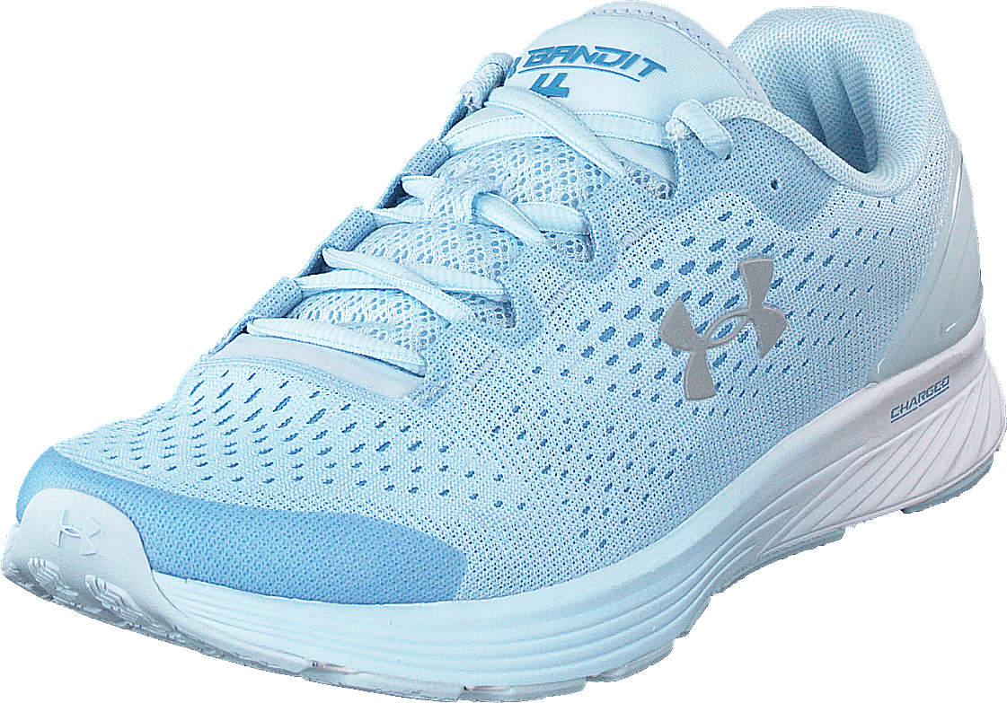 Ua W Charged Bandit 4 White/coded Blue/reflective