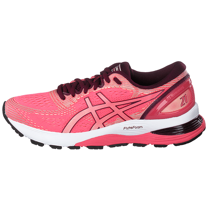 asics gel nimbus 21 pink cameo