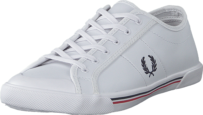 Fred Perry - Ellerton Tipped Leather White/navy
