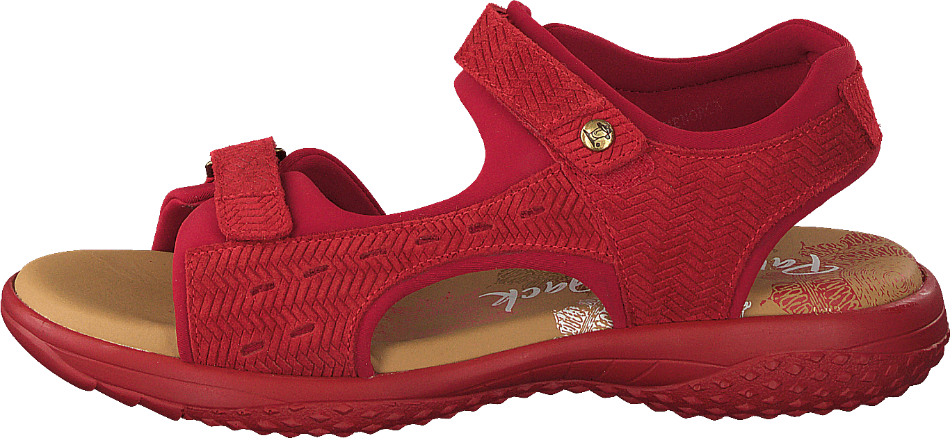 Nilo Menorca Velour Rojo/red, Female, Topánky, Sandále a Šľapky, sandále, Červená, EU 36