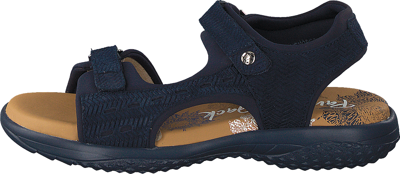 Nilo Menorca Velour Marino/navy, Female, Topánky, Sandále a Šľapky, sandále, Modrá, EU 38