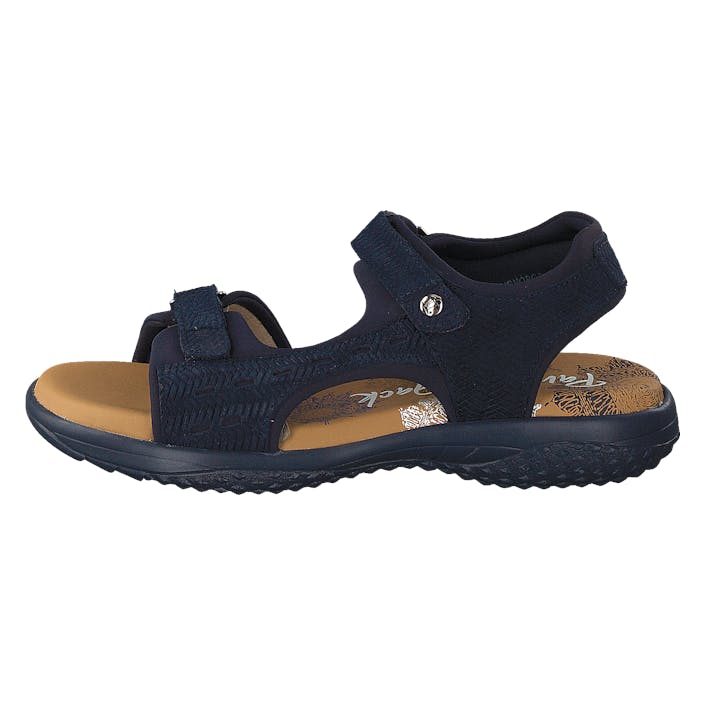 Nilo Menorca Velour Marino/navy, Female, Topánky, Sandále a Šľapky, sandále, Modrá, EU 38