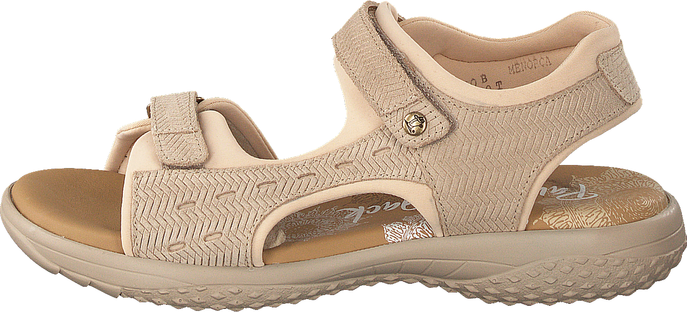 Nilo Menorca Velour Piedra/stone, Female, Topánky, Sandále a Šľapky, sandále, Béžová, EU 41
