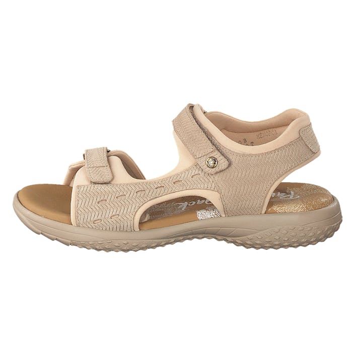 Nilo Menorca Velour Piedra/stone, Female, Topánky, Sandále a Šľapky, sandále, Béžová, EU 41