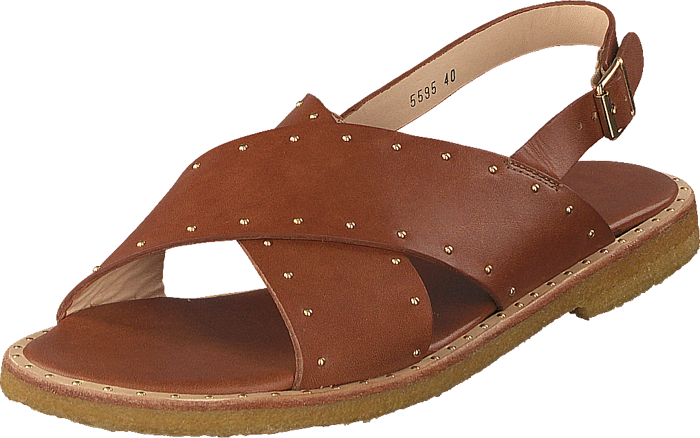 Sandal With Studs Tan