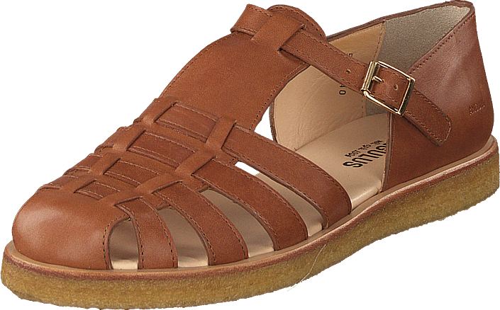 Strap Sandal With Buckle Tan
