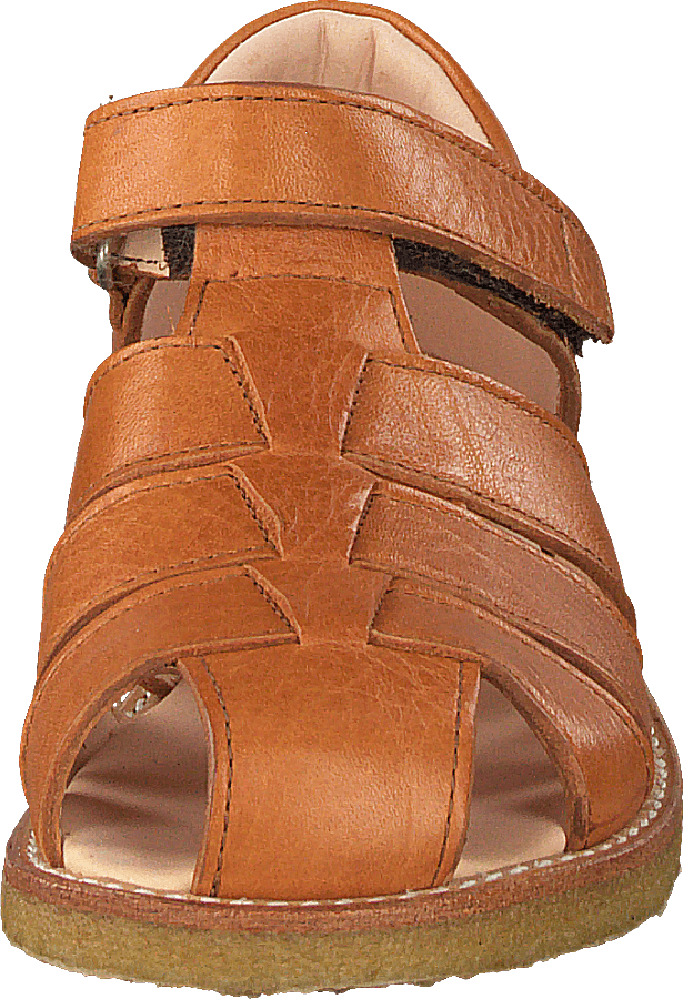 Fisherman Sandal With Velcro Cognac