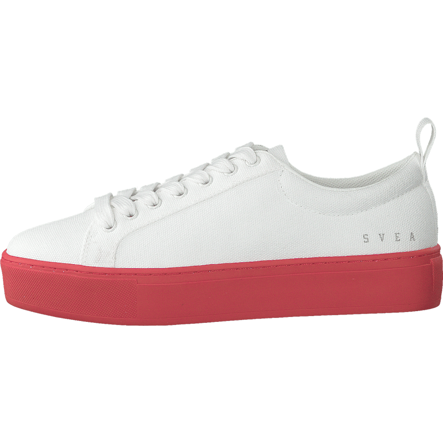 Arlo Three Antique White, Red Outsole