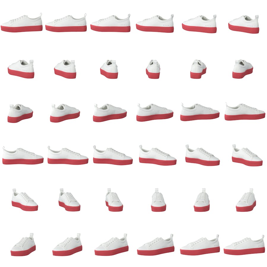 Arlo Three Antique White, Red Outsole - Bild 8