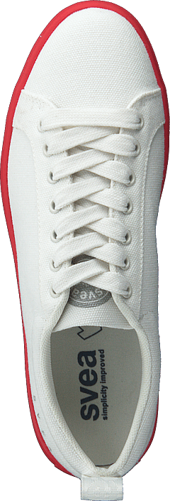 Svea - Arlo Three Antique White, Red Outsole